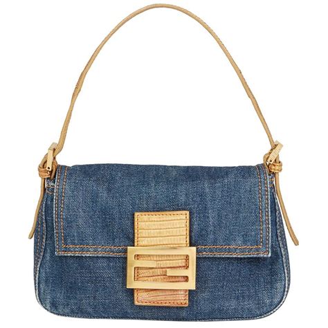 fendi mini mama baguette|fendi baguette denim.